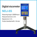 NDJ-8S Digital Rotary Viscometer with 4 Rotors Lab Viscosity Meter Tester Paints Adhesives Greases Cosmetics Accuracy ±3.0%