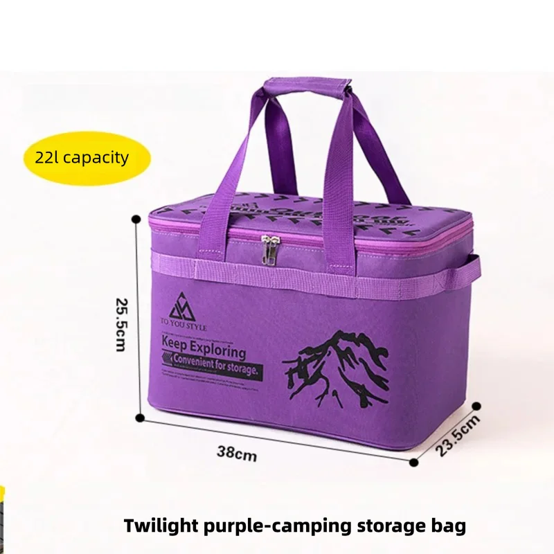 Multipurpose Oxford Cloth Storage Bag Foldable Outdoor Camping Tactical Bag Picnic Cookware and Stove Carrying Bag