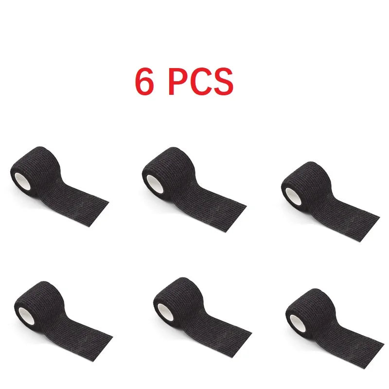 6PCS Pet Self-Adhesive Bandage Waterproof Elastic Breathable Tearable Animal Wound Care Fixation Wrap Tape for Dogs Cats Paw
