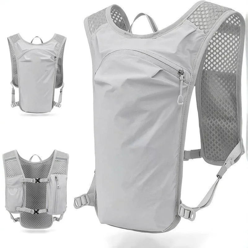 New Ultralight Running Hydration Vest Backpack Marathon Race Sports Vest Pack Fit Water Bladder Bottle Outdoor Jogging Gear