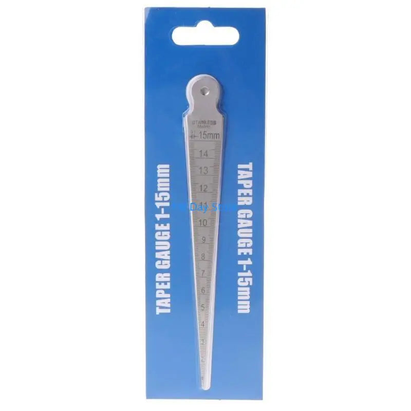 F92C 1-15mm Stainless Steel Taper Gauge for Diameters of Small Holes/Slots Accurate