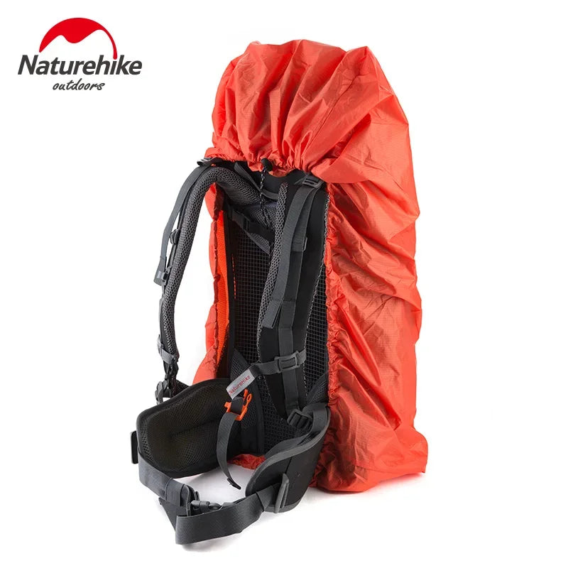 NatureHike 20~75L Bag Cover Waterproof Rain Cover For Backpack Camping Hiking Cycling School Backpack Luggage Bags Dust Covers