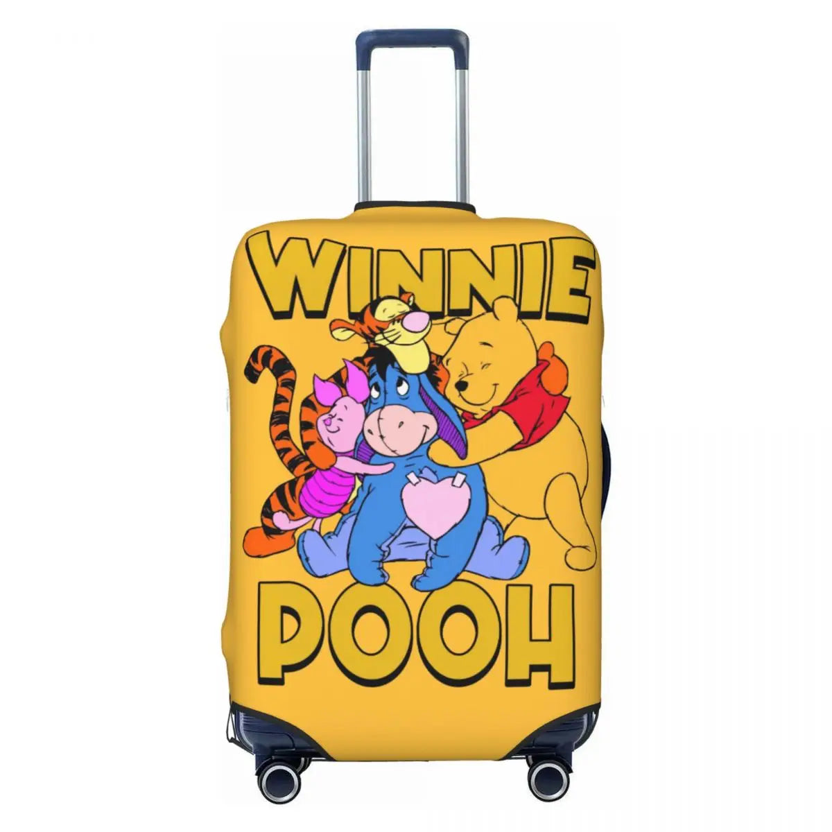 Custom W-Winnie Anime The Pooh Luggage Cover Fashion Suitcase Protector Covers Suit For 18-32 inch