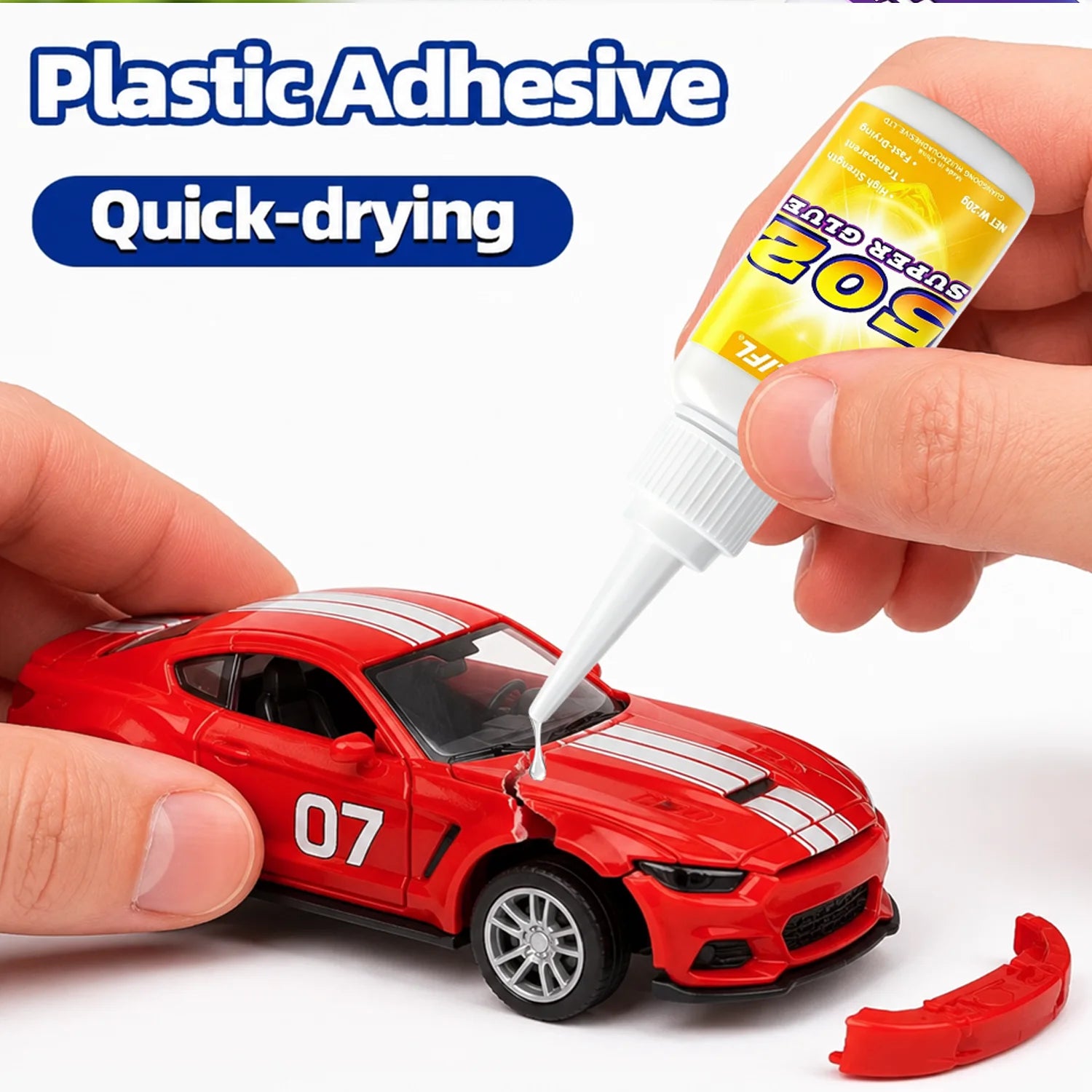 Transparent 502 Super Glue Instant Adhesive Multi Purpose Strong Bond Fast Drying For Shoe Plastic Repair DIY Craft Home Fixing