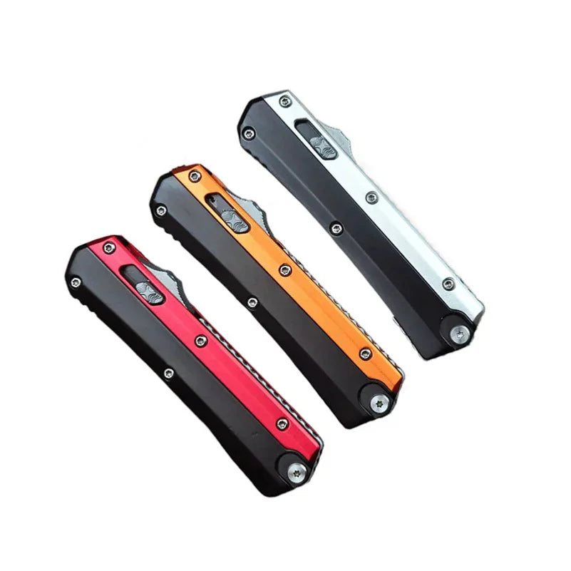 Micro-technology Zinc Alloy Straight Jump High Hardness Comb Outdoor Straight-out Multifunctional EDC Tool Multi-purpose Comb