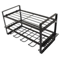 100lb Heavy Duty Wall Mounted Power Tool Organizer Rack, Alloy Steel Drill Stand Garage Storage Shelf for Workshop Shed