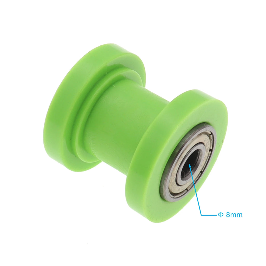 New 10mm/8mm Concave Chain Roller Pulley Tensioner Wheel Guide for Motorized Pit Bike Motorcycle
