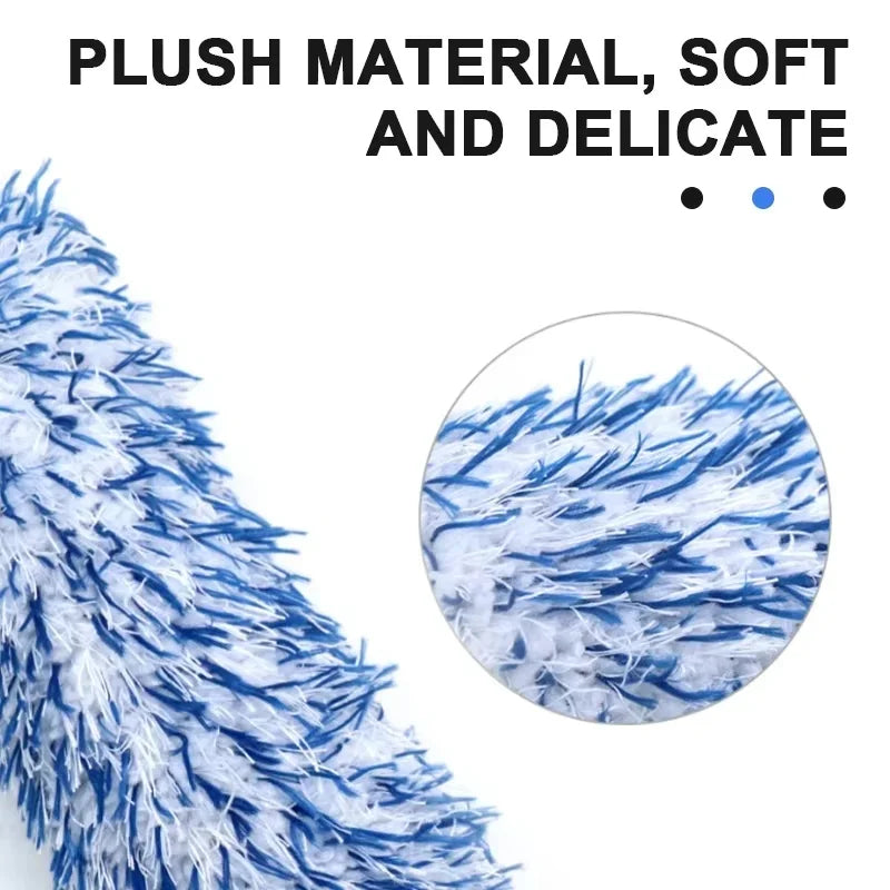 Car Wheel Tire Rim Cleaning Brush Portable Plush Car Wheel Hub Brush Washing Tool Car Detailing Care Dust Removal Brush