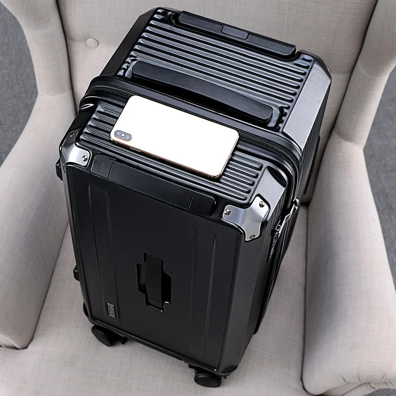 Luxury Large-capacity travel luggage 22/26/28/30/32/36 inch trolley suitcase mute brake men's and women's super fashion suitcase