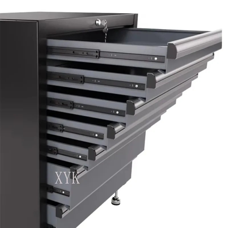 Heavy Duty Cold Rolled Steel Lockable Combination Tool Cabinet For Workshop Garage Hardware Classification And Tool Storage Work