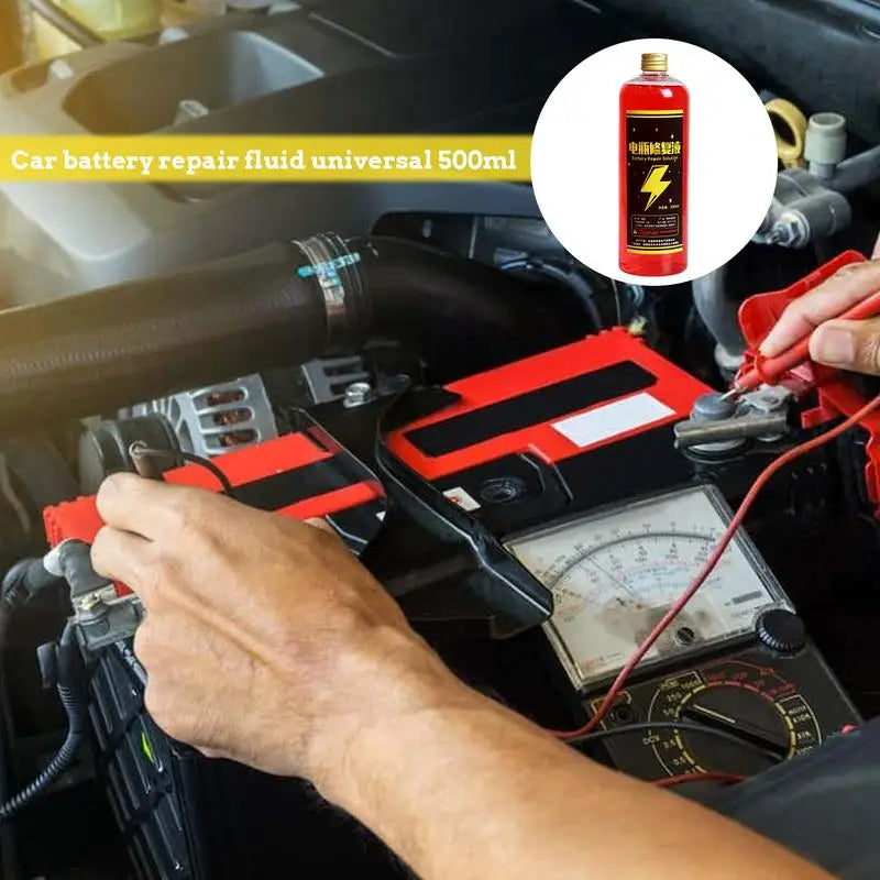 500ml Concentrated Safe Car Battery Restore Refill Solution Auto Battery Additive Battery Repair liquid Car Accessories