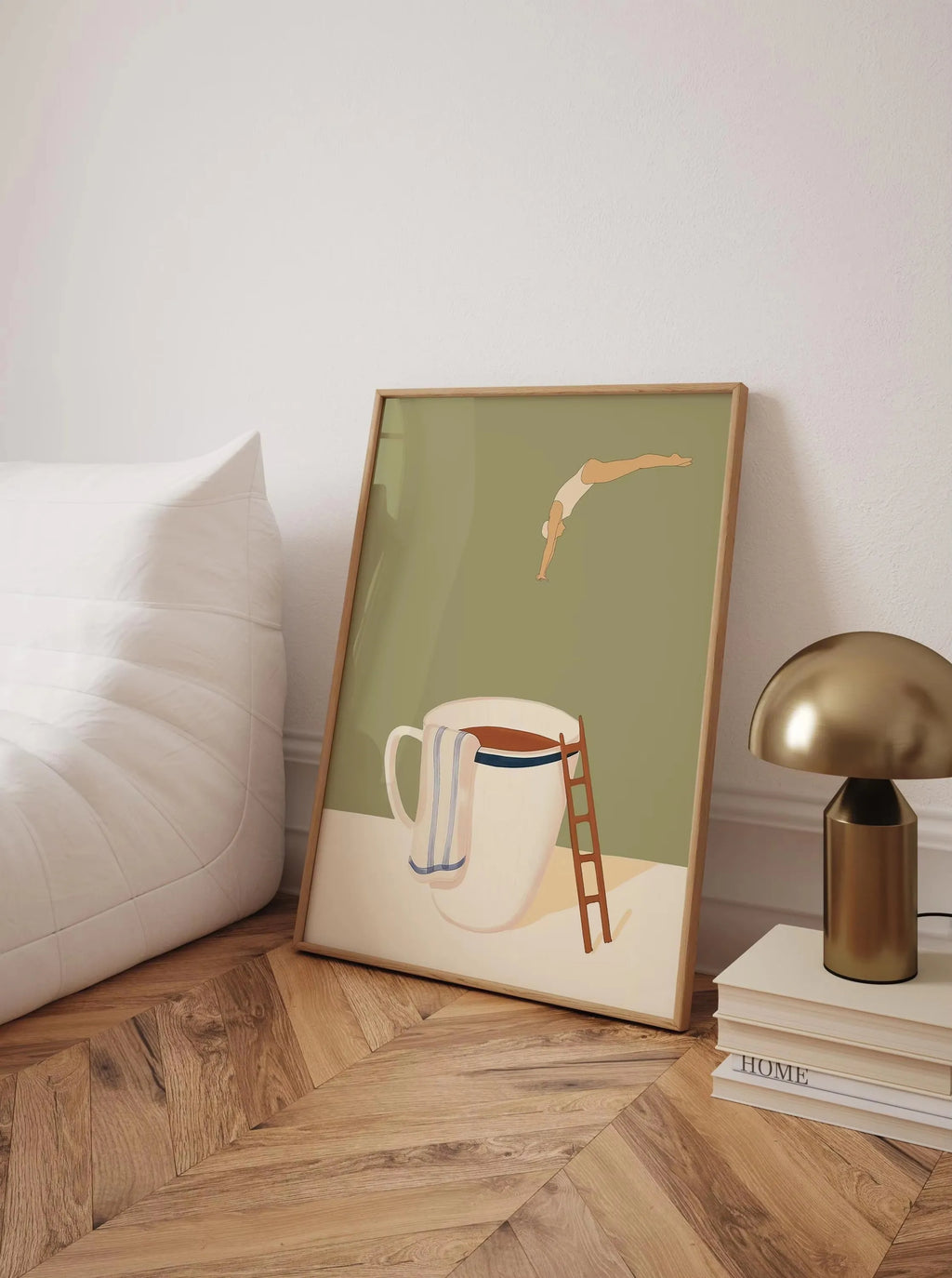 Coffee Diver Canvas Prints Kitchen Good Morning Coffee Wall Art Posters for Modern Living Room Home Decor Coffee Lovers Gifts