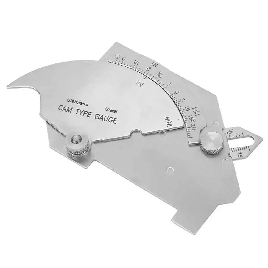 AL1063 MG-8 Weld Gauge Seam Inspection Ruler Bridge CAM Ruler Degree Angle Welding Gage Stainless Steel Welding Measure Tool