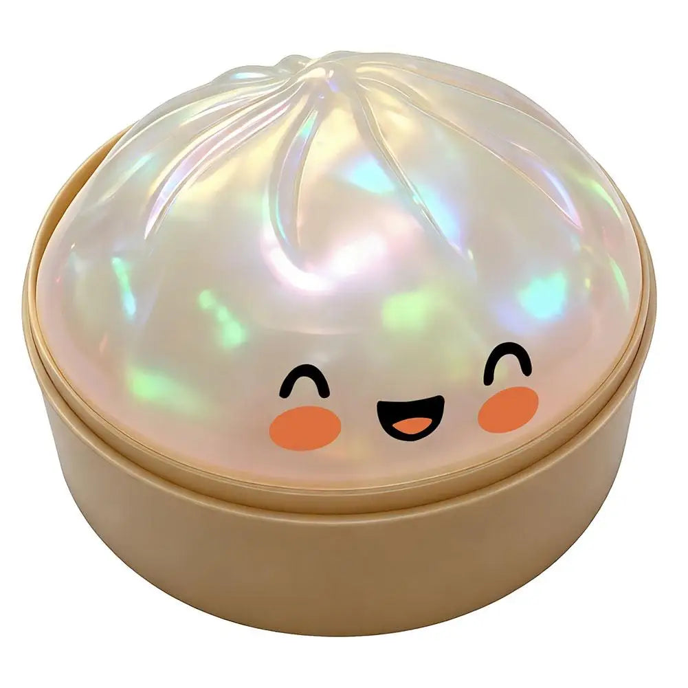 Glitter Dumpling Squishes Stress Balls 2026 Viral Fidget Toy Colorful Simulation Steamed Bun Decompression Toy for Anxiety