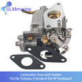For Tohatsu 4 Stroke 3DP-03100-2 Carburetor Assy with Gasket 3V1-02011-0 MFS NSF 8 9.8 HP Outboard Engines 3V1-03100 3V1-02011