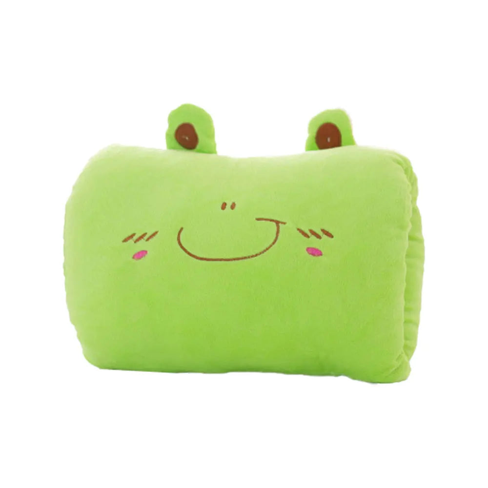 Pink Washable Winter Gloves Plush Pillow Cartoon Gloves Men Women Mitten Warm Hand Electric Heating Hand Warmer