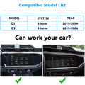 Audi Q3 A1 Apple CarPlay 2019-2024 Retrofit Wireless Android Auto Plug and Play Add Reverse Camera Support iPhone Mirror Link
