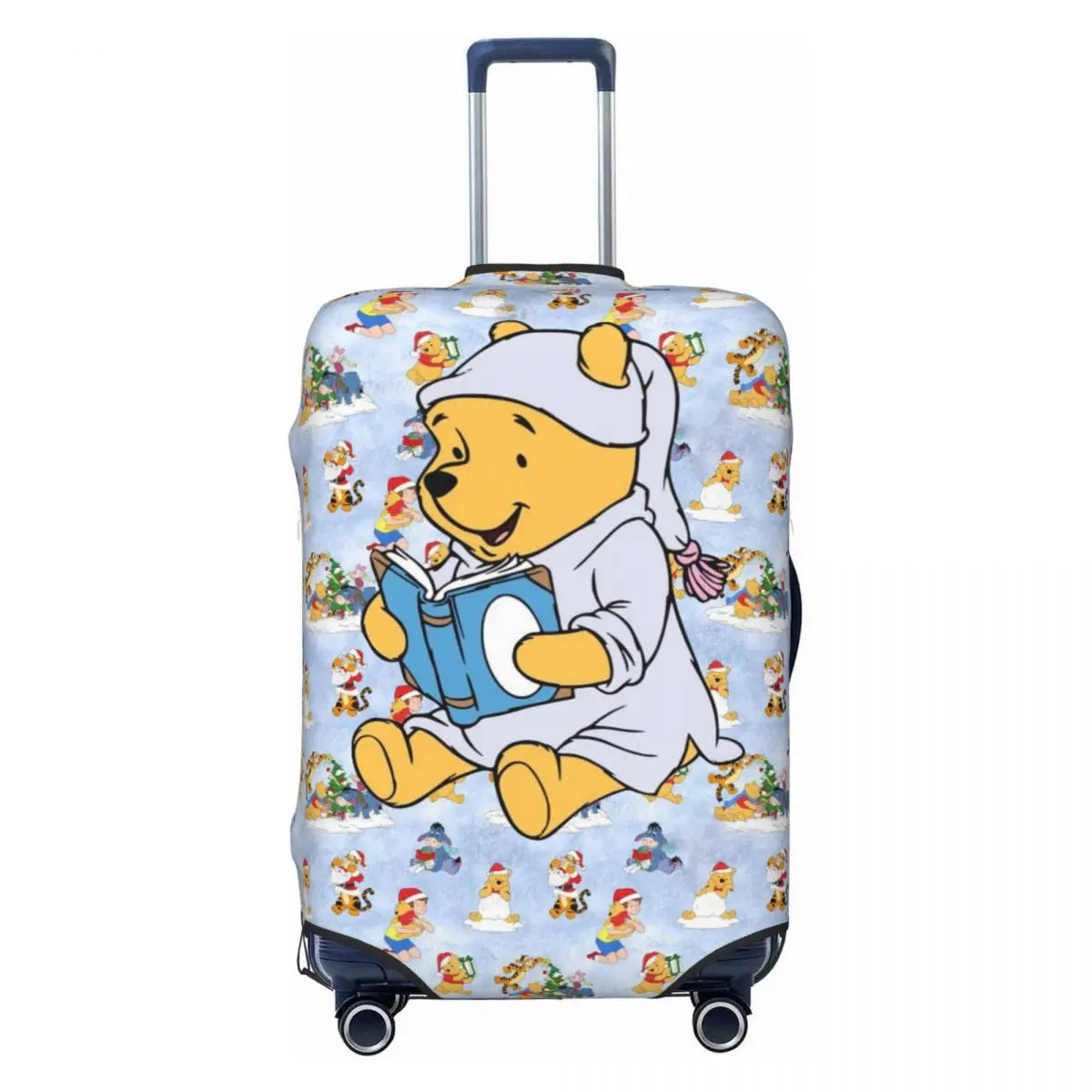Custom W-Winnie Anime The Pooh Luggage Cover Fashion Suitcase Protector Covers Suit For 18-32 inch
