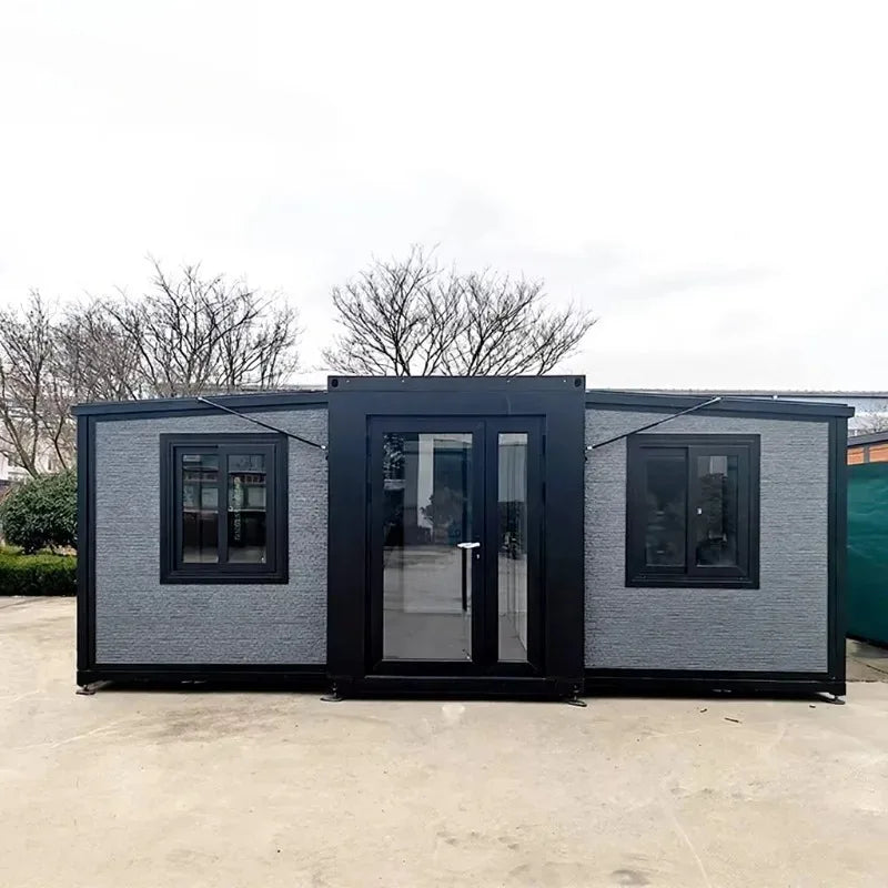 CE ISO Certified Luxury Expandable Container House Prefabricated Mobile Home Hurricane Resistant Foldable Modular for Living
