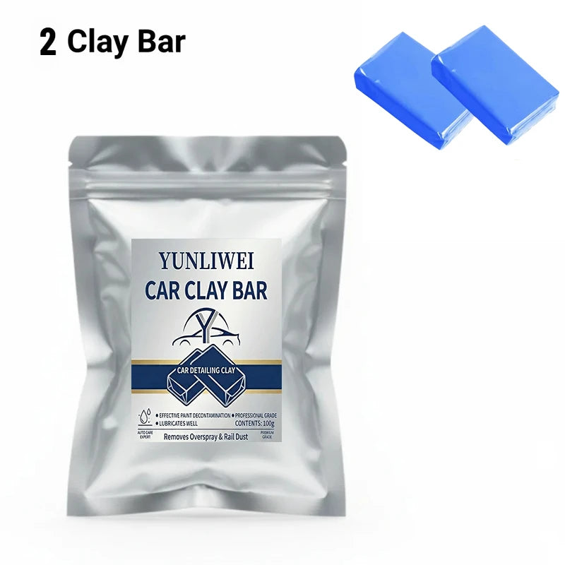 Yunliwei Magic Car Clay Bar for Auto Detailing Professional Paint Cleaning Tool Scratch-Free Soft Pliable Contaminant Remover
