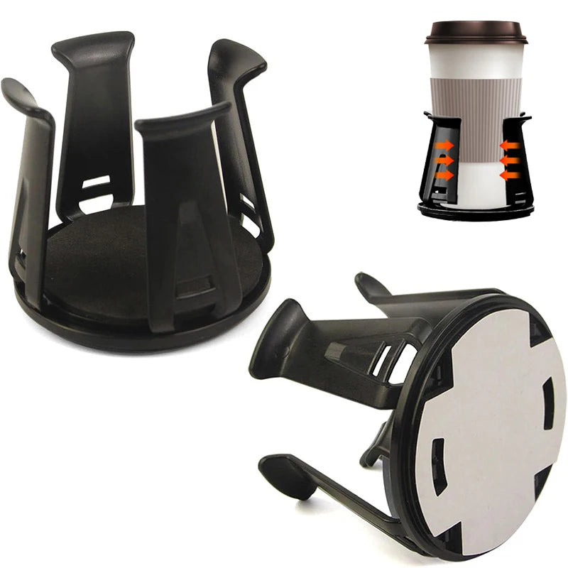 Adhesive Car Beverage Holder Cup Storage Rack 1/2Pcs Multifunction Drink Bottle Holder Auto Accessories