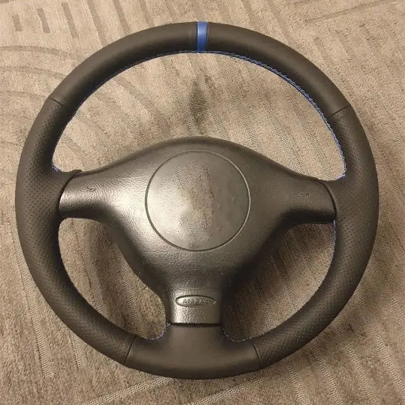 Custom Suede Leather Car Steering Wheel Cover For Volkswagen VW Golf 4 Passat B5 1996-2003 Seat Leon 1999-2004 Polo 1999-2002