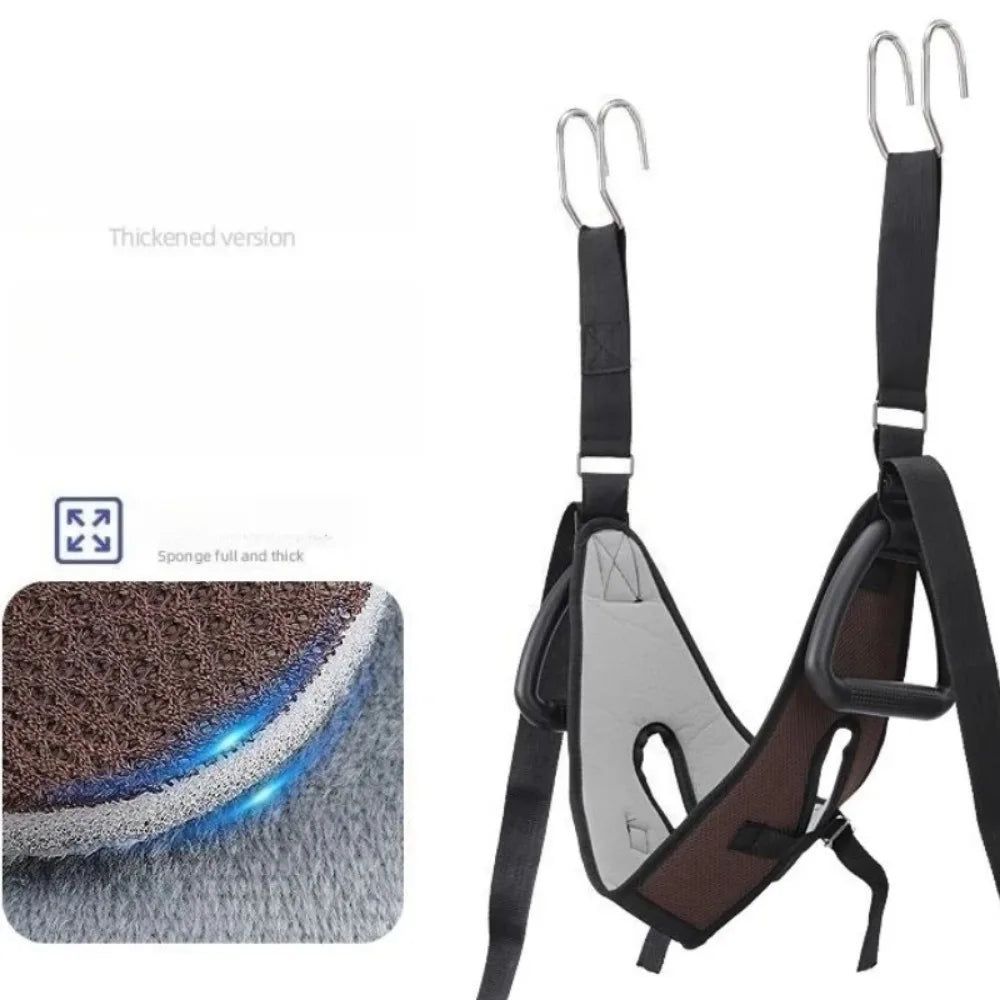 High Quality Horizontal Neck Stretcher Household Hanging Cervical Traction Belt Strap Adjustable Neck Suspension Pressure Relief
