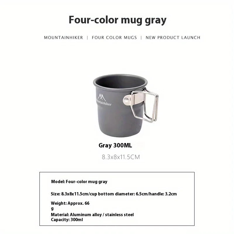 Mountainhiker Camping Cups Aluminum Cups Travel Cutlery Picnic Utensils Outdoor Gear Travel Cooking Sets Cookware Hiking