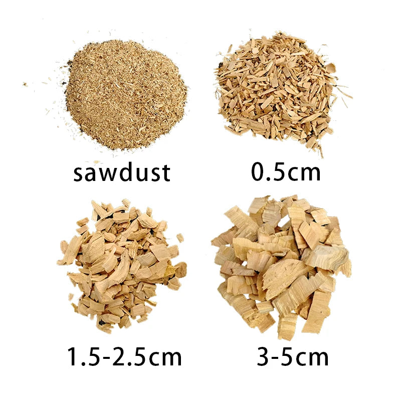 125g-450g Natural Apple Wood Pellets for Smokers Wood BBQ Pellet Barbecue Chunks Pieces Grills BBQ Bake Roast Bacon Meat Fish