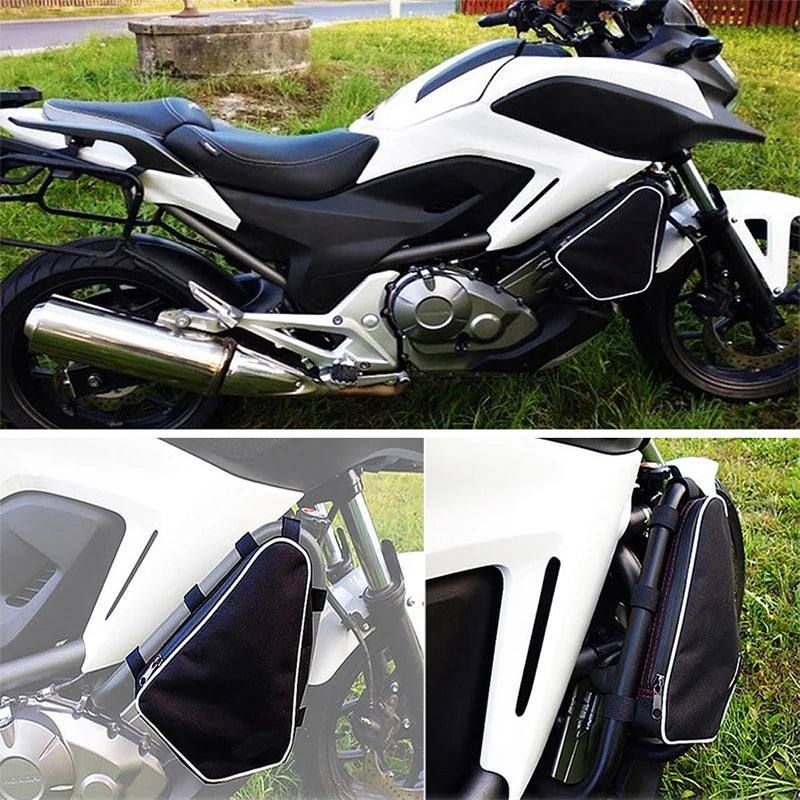 NC 700 750 X S Motorcycle Frame Crash Bar Bags Waterproof Bag Bumper Tool Placement Bag For Honda NC700X NC700S NC750X NC750S