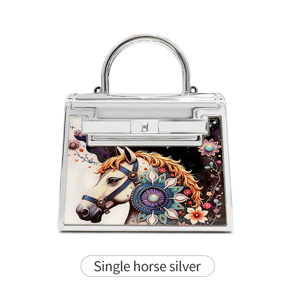 Fashion chain handbag evening bag women's versatile crossbody bag wedding party small gold wallet acrylic small square bag