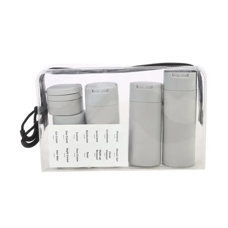 Cosmetics Split Bottle Travel Set Nordic PE Hose Bottle Wash and Makeup Bag Portable and Aircraft Split Bottle Travel Set