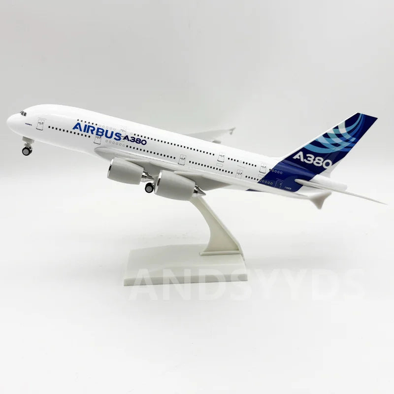 30cm 1/240 Scale A380 B747 B737 Prototype Airways airplane kids toys Model Simulation Aircraft Diecast Resin with Base Display