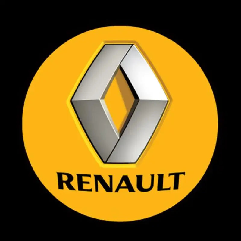 2PCS Renault Universal LED Welcome Door Lights Laser Projector - 99% Cars Fit HD Ghost Shadow 5s Install Puddle lights