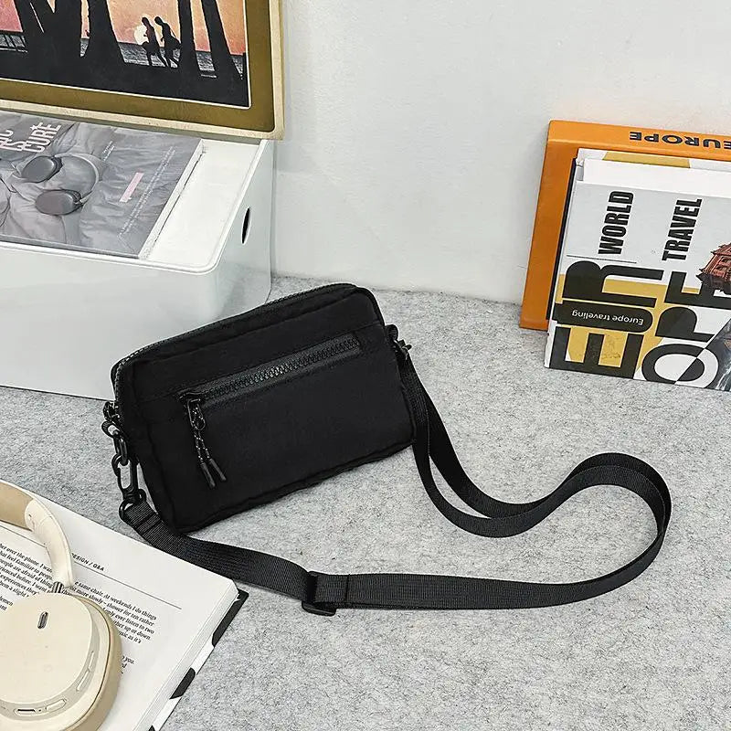【A31】New Niche Crossbody Bag Mini Mobile Phone Bag Daily Travel Cycling Bag For Match Outdoor Casual Tissue Coin Purse
