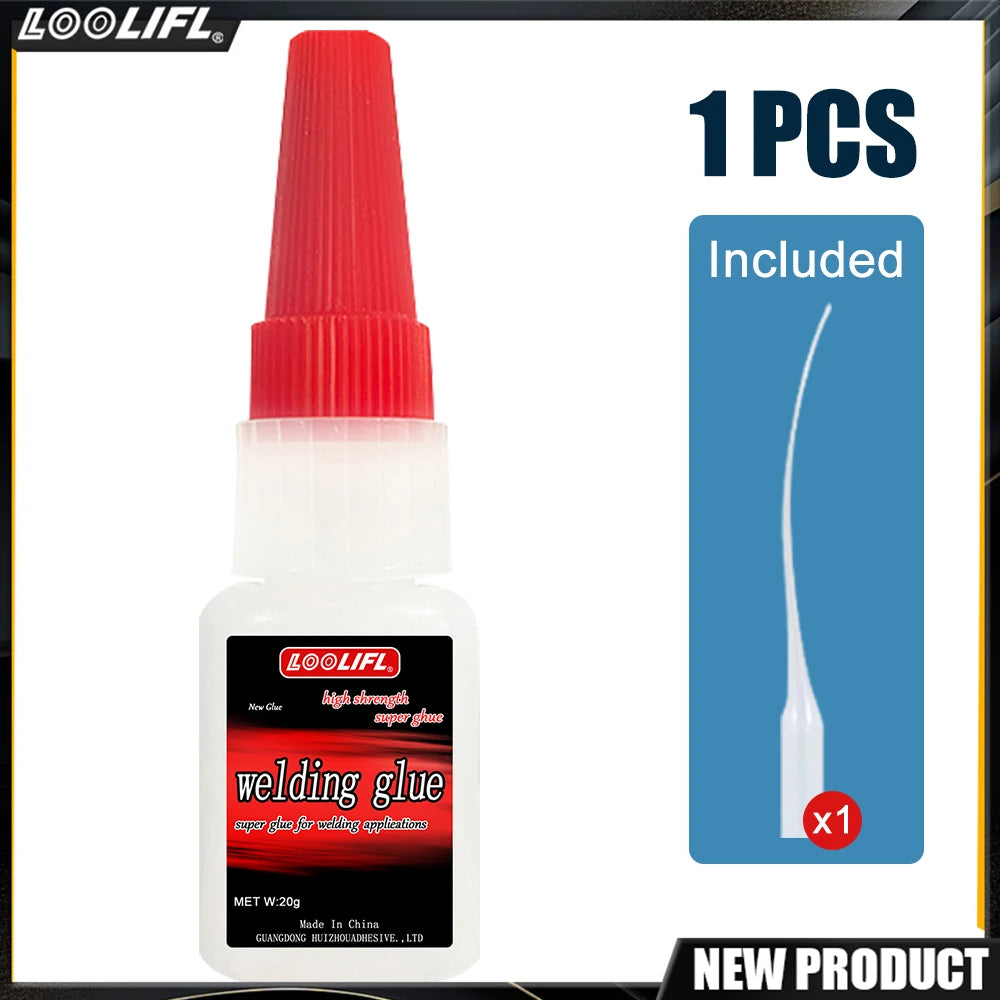 Super Strong Welding Glue, Transparent Quick-Drying Adhesive, Used for Manual DIY, Wood, Plastic Silicone Leather Metal, Etc.