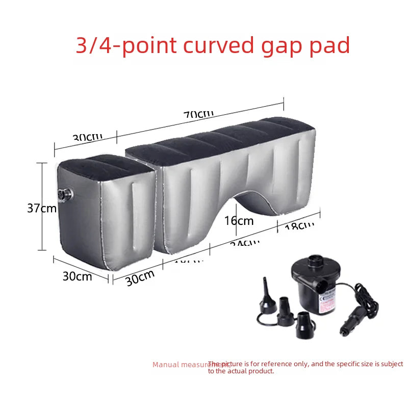 Inflatable Car Bed For Travel Suitable For Sedans Suvs Business Vehicles Rear Seat Sleeping Pad Footrest Filling Pad