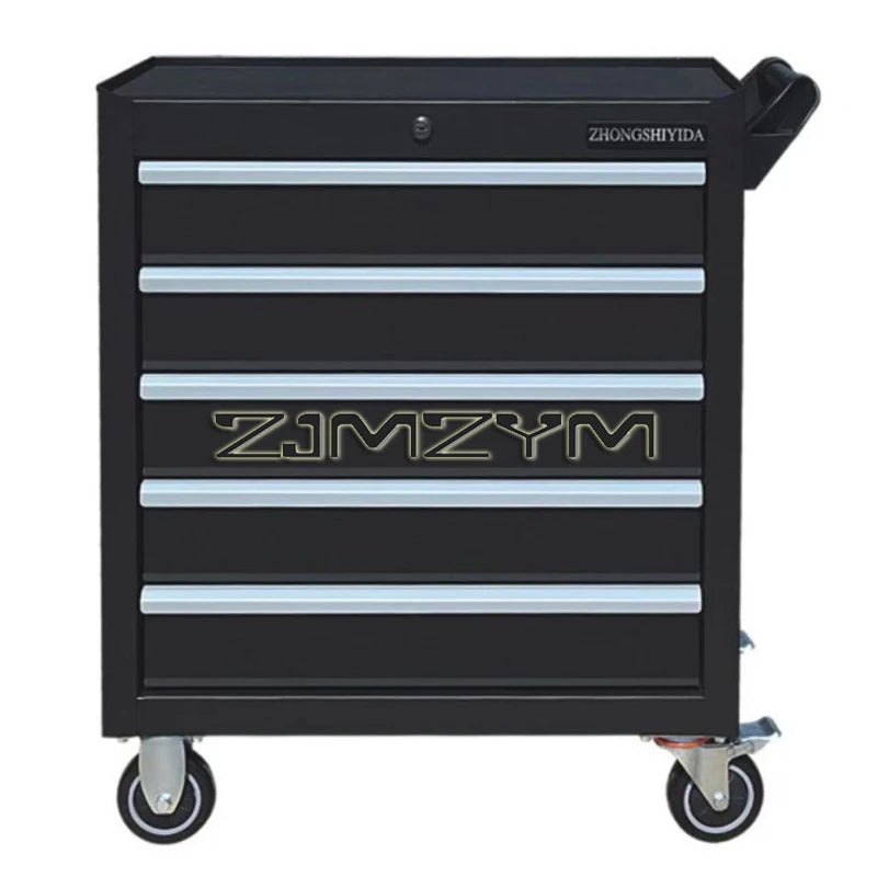 5-Layer Drawer Tool Cabinet  Large Storage Capacity Toolbox Cart Roolling Automotive Tool Cabinet for Workshop Tool Trolley