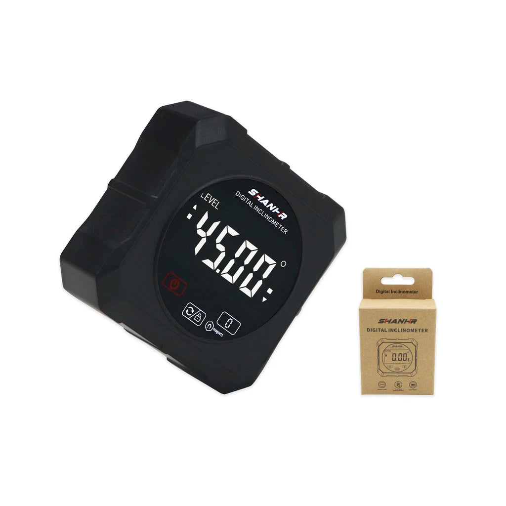 SHANHR Touch Control Magnetic Level Box Digital Angle Gauge Protractor Measuring Tool