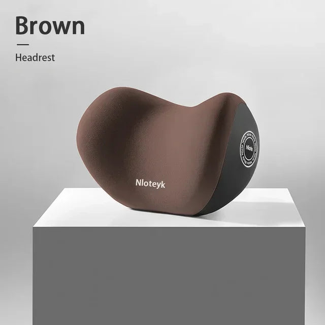 The New Memory Foam Car Neck Pillow Protects the Lumbar Back, Supports the Breathable Headrest, Relieves Pressure