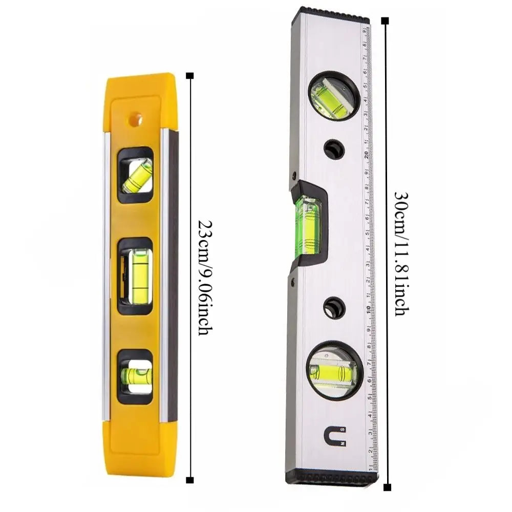 Magnetic Spirit Level Measuring Instrument 300mm Horizontal Ruler High Precision Level High Bearing Balance Tool