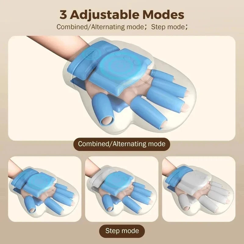 Hand Massager with Airbag Compression Finger Wrist Palm Massage Machine Vibration Glove for Hand Muscle Relax Gift for Frind
