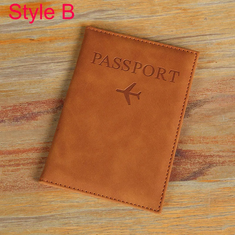 Organizer Storage Case/Travel Accessories Passport Case Vintage Leather Pattern Passports Holder Women Man ID Bank Credit Card
