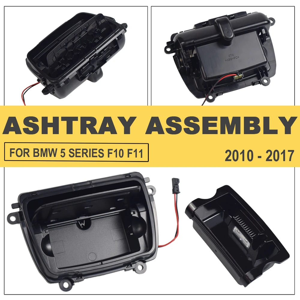 Upgraded Interior Car Central Console Ashtray Smoke Ashtray Assembly For BMW F10 F11 F18 520 523 525 528 530 535 51169206347