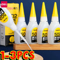 1/2/3pcs DYM 502 Super Glue Cyanoacrylate Quick Dry Instant Strong Bond Adhesive For Home Office Industrial Repair Materials