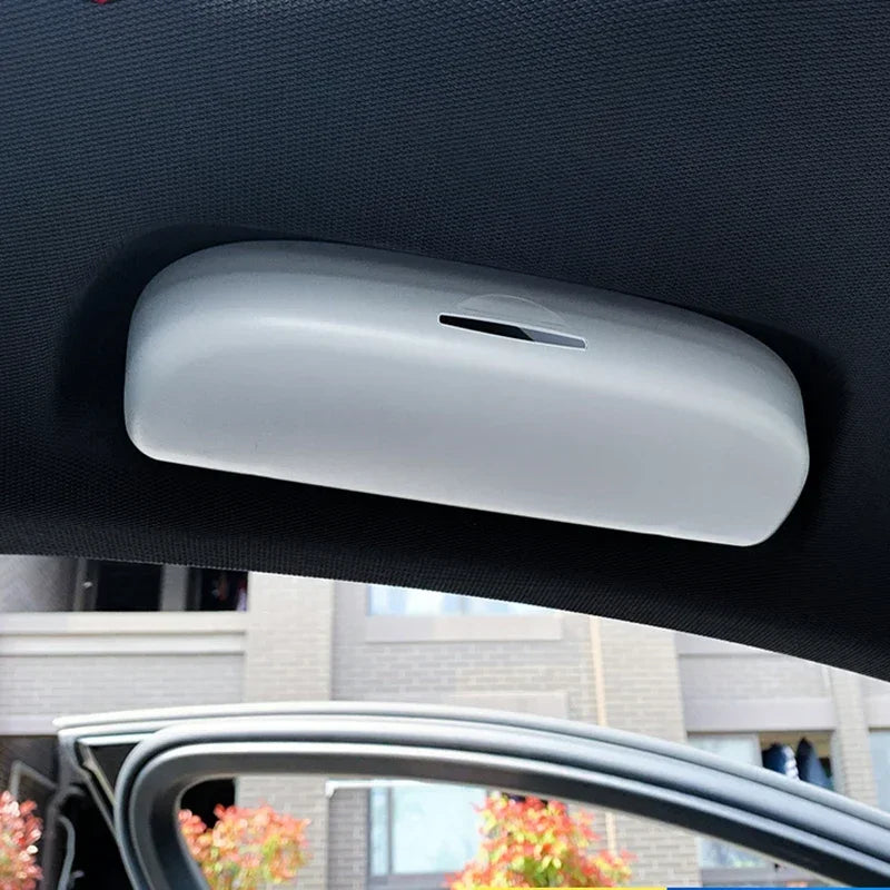 For Audi A3 A4 A6 C6 C7 A7 A5 S5 A1 Q2 Q3 Q5 Q7 Car Handle Glasses Holder Case Sunglass Box Modification Auto Accessories