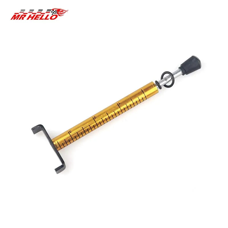 10 Lb Belt Car Belt Tension Tool Belt Gauge Tool Adjustable with L Shaped Pad, Motorcycle Belt Tension Tool Metal