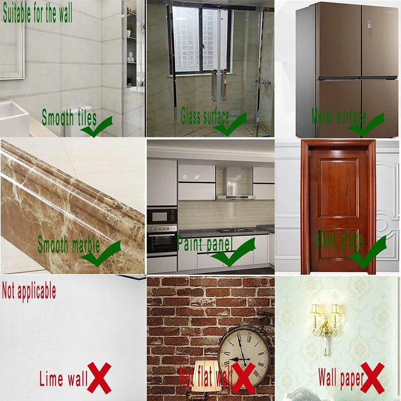 Nail Free Wall Hook Screw Adhesive Non-Trace Hook No Drilling for Bathroom Shower Kitchen Installation Hanging