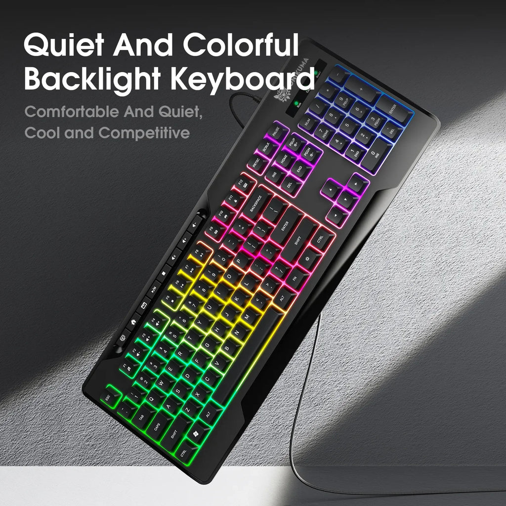 ONIKUMA Professional Gaming Headset Gaming Set RGB Lighting Mouse or Keyboard or Headset Stand or Wired Headset