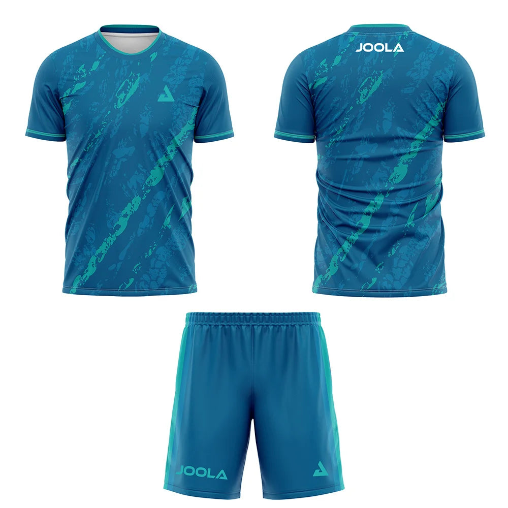 2026 Breathable Quick-drying Men's Table Tennis Apparel Short-sleeved T-shirt And Shorts Set Badminton Drawstring Pocket Shorts